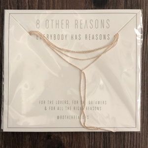 8 Other Reasons- Nine Lives Choker in Rose Gold